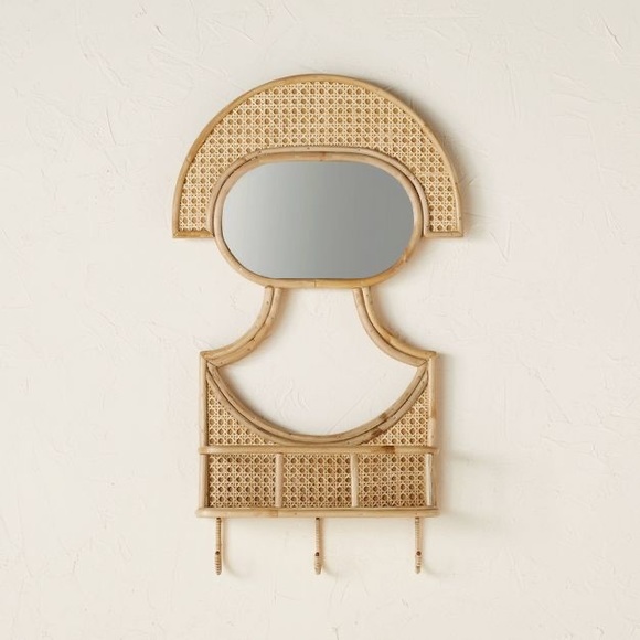 Target Figure Mirror with Basket - Opalhouse designed with Jungalow - Picture 1 of 12
